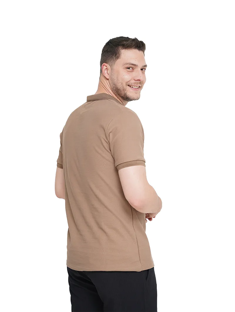 POLO en piqué de coton